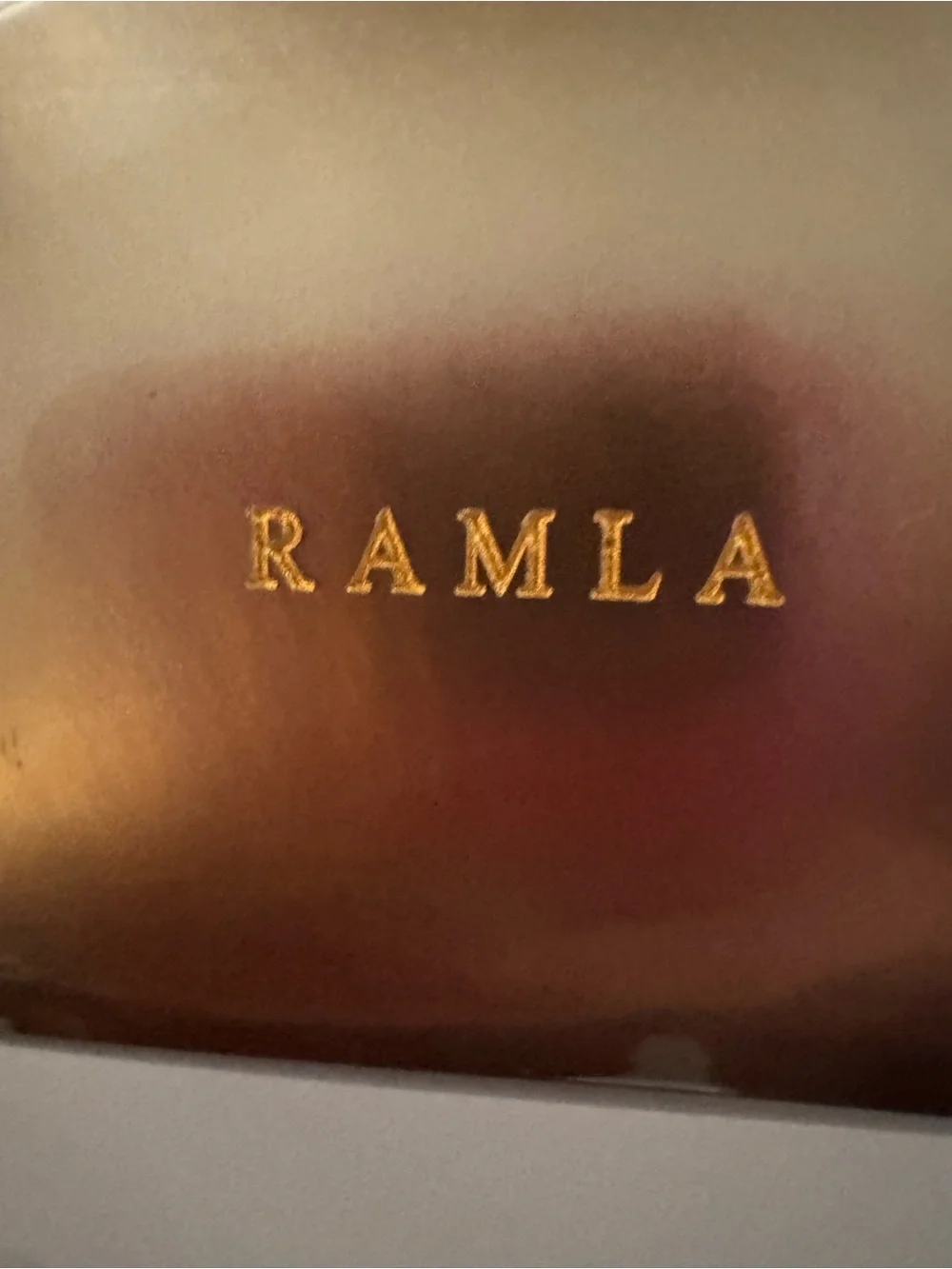 NEW Ramla Marrakech Hand-Crafted Gold Clutch & Crossbody